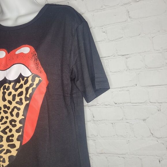 Women's Animal Print Tongue Tee Small - Picture 3 of 5